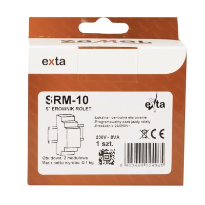 Sterownik rolet SRM-10 230V AC ZAMEL (EXT10000125-WPL)